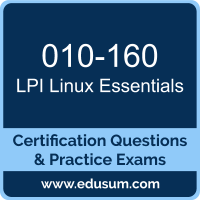 Linux Essentials Dumps, Linux Essentials PDF, 010-160 PDF, Linux Essentials Braindumps, 010-160 Questions PDF, LPI 010-160 VCE
