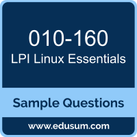 Linux Essentials Dumps, 010-160 Dumps, 010-160 PDF, Linux Essentials VCE, LPI 010-160 VCE