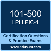 LPIC-1 Dumps, LPIC-1 PDF, 101-500 PDF, LPIC-1 Braindumps, 101-500 Questions PDF, LPI 101-500 VCE