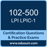 LPIC-1 Dumps, LPIC-1 PDF, 102-500 PDF, LPIC-1 Braindumps, 102-500 Questions PDF, LPI 102-500 VCE