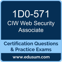 Web Security Associate Dumps, Web Security Associate PDF, 1D0-571 PDF, Web Security Associate Braindumps, 1D0-571 Questions PDF, CIW 1D0-571 VCE