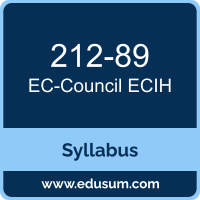 ECIH PDF, 212-89 Dumps, 212-89 PDF, ECIH VCE, 212-89 Questions PDF, EC-Council 212-89 VCE, EC-Council ECIH v3 Dumps, EC-Council ECIH v3 PDF