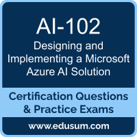 Designing and Implementing a Microsoft Azure AI Solution Dumps, Designing and Implementing a Microsoft Azure AI Solution PDF, AI-102 PDF, Designing and Implementing a Microsoft Azure AI Solution Braindumps, AI-102 Questions PDF, Microsoft AI-102 VCE, Designing and Implementing a Microsoft Azure AI Solution Dumps