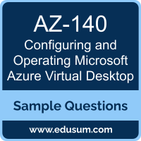 Configuring and Operating Microsoft Azure Virtual Desktop Dumps, AZ-140 Dumps, AZ-140 PDF, Configuring and Operating Microsoft Azure Virtual Desktop VCE, Microsoft AZ-140 VCE, Configuring and Operating Microsoft Azure Virtual Desktop PDF