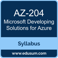 Developing Solutions for Azure PDF, AZ-204 Dumps, AZ-204 PDF, Developing Solutions for Azure VCE, AZ-204 Questions PDF, Microsoft AZ-204 VCE, Microsoft MCA Azure Developer Dumps, Microsoft MCA Azure Developer PDF