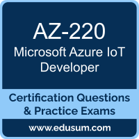 Azure IoT Developer Dumps, Azure IoT Developer PDF, AZ-220 PDF, Azure IoT Developer Braindumps, AZ-220 Questions PDF, Microsoft AZ-220 VCE, Microsoft Azure IoT Developer Dumps