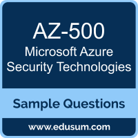 Azure Security Technologies Dumps, AZ-500 Dumps, AZ-500 PDF, Azure Security Technologies VCE, Microsoft AZ-500 VCE, Microsoft MCA Azure Security Engineer PDF