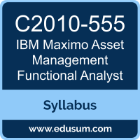Maximo Asset Management Functional Analyst PDF, C2010-555 Dumps, C2010-555 PDF, Maximo Asset Management Functional Analyst VCE, C2010-555 Questions PDF, IBM C2010-555 VCE