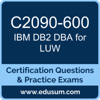 DB2 DBA for LUW Dumps, DB2 DBA for LUW PDF, C2090-600 PDF, DB2 DBA for LUW Braindumps, C2090-600 Questions PDF, IBM C2090-600 VCE
