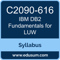 DB2 Fundamentals for LUW PDF, C2090-616 Dumps, C2090-616 PDF, DB2 Fundamentals for LUW VCE, C2090-616 Questions PDF, IBM C2090-616 VCE, IBM DB2 Fundamentals for LUW Dumps, IBM DB2 Fundamentals for LUW PDF