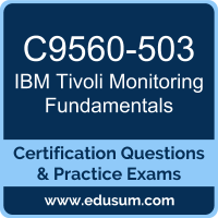 Tivoli Monitoring Fundamentals Dumps, Tivoli Monitoring Fundamentals PDF, C9560-503 PDF, Tivoli Monitoring Fundamentals Braindumps, C9560-503 Questions PDF, IBM C9560-503 VCE