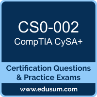 CySA+ Dumps, CySA+ PDF, CS0-002 PDF, CySA+ Braindumps, CS0-002 Questions PDF, CompTIA CS0-002 VCE, CompTIA CySA Plus Dumps