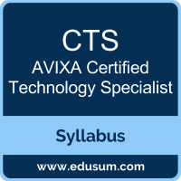 CTS PDF, CTS Dumps, CTS VCE, Certified Technology Specialist Questions PDF, AVIXA Certified Technology Specialist VCE, AVIXA CTS - General Dumps, AVIXA CTS - General PDF
