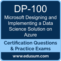 Designing and Implementing a Data Science Solution on Azure Dumps, Designing and Implementing a Data Science Solution on Azure PDF, DP-100 PDF, Designing and Implementing a Data Science Solution on Azure Braindumps, DP-100 Questions PDF, Microsoft DP-100 VCE, Microsoft Designing and Implementing a Data Science Solution on Azure Dumps