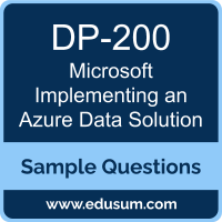 Implementing an Azure Data Solution Dumps, DP-200 Dumps, DP-200 PDF, Implementing an Azure Data Solution VCE, Microsoft DP-200 VCE, Microsoft Implementing an Azure Data Solution PDF