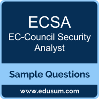 ECSA Dumps, ECSA PDF, ECSA VCE, EC-Council Security Analyst VCE, EC-Council ECSA v10 PDF