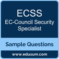 ECSS Dumps, ECSS PDF, ECSS VCE, EC-Council Security Specialist VCE, EC-Council ECSS v10 PDF