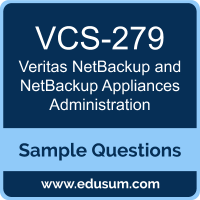 NetBackup and NetBackup Appliances Administration Dumps, VCS-279 Dumps, VCS-279 PDF, NetBackup and NetBackup Appliances Administration VCE, Veritas VCS-279 VCE
