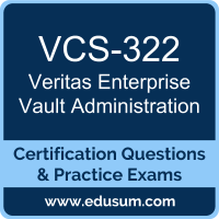 Enterprise Vault Administration Dumps, Enterprise Vault Administration PDF, VCS-322 PDF, Enterprise Vault Administration Braindumps, VCS-322 Questions PDF, Veritas VCS-322 VCE