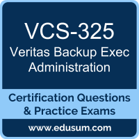 Backup Exec Administration Dumps, Backup Exec Administration PDF, VCS-325 PDF, Backup Exec Administration Braindumps, VCS-325 Questions PDF, Veritas VCS-325 VCE
