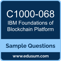 Foundations of Blockchain Platform Dumps, C1000-068 Dumps, C1000-068 PDF, Foundations of Blockchain Platform VCE, IBM C1000-068 VCE, IBM Foundations of Blockchain Platform PDF