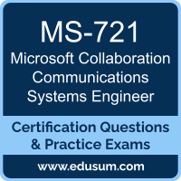 Collaboration Communications Systems Engineer Dumps, Collaboration Communications Systems Engineer PDF, MS-721 PDF, Collaboration Communications Systems Engineer Braindumps, MS-721 Questions PDF, Microsoft MS-721 VCE, Microsoft Collaboration Communications Systems Engineer Dumps