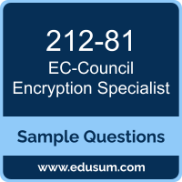 Encryption Specialist Dumps, 212-81 Dumps, 212-81 PDF, Encryption Specialist VCE, EC-Council 212-81 VCE, EC-Council ECES PDF