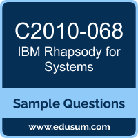 Rhapsody for Systems Dumps, C2010-068 Dumps, C2010-068 PDF, Rhapsody for Systems VCE, IBM C2010-068 VCE, IBM Rhapsody for Systems PDF