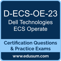 ECS Operate Dumps, ECS Operate PDF, D-ECS-OE-23 PDF, ECS Operate Braindumps, D-ECS-OE-23 Questions PDF, Dell Technologies D-ECS-OE-23 VCE, Dell Technologies ECS Operate Dumps