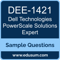 PowerScale Solutions Expert Dumps, DEE-1421 Dumps, DEE-1421 PDF, PowerScale Solutions Expert VCE, Dell Technologies DEE-1421 VCE, Dell Technologies DCE PDF