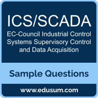 ICS/SCADA Dumps, ICS/SCADA PDF, ICS/SCADA VCE, EC-Council Industrial Control Systems Supervisory Control and Data Acquisition VCE, EC-Council ICS/SCADA PDF