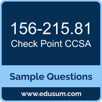 CCSA Dumps, 156-215.81 Dumps, 156-215.81 PDF, CCSA VCE, Check Point 156-215.81 VCE, Check Point CCSA R81 PDF