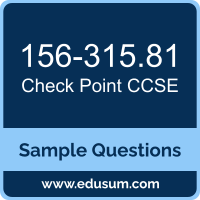 CCSE Dumps, 156-315.81 Dumps, 156-315.81 PDF, CCSE VCE, Check Point 156-315.81 VCE, Check Point CCSE R81 PDF