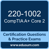 A+ Core 2 Dumps, A+ Core 2 PDF, 220-1002 PDF, A+ Core 2 Braindumps, 220-1002 Questions PDF, CompTIA 220-1002 VCE, CompTIA A Plus (Core 2) Dumps