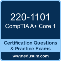 A+ Core 1 Dumps, A+ Core 1 PDF, 220-1101 PDF, A+ Core 1 Braindumps, 220-1101 Questions PDF, CompTIA 220-1101 VCE, CompTIA A Plus (Core 1) Dumps