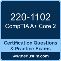 A+ Core 2 Dumps, A+ Core 2 PDF, 220-1102 PDF, A+ Core 2 Braindumps, 220-1102 Questions PDF, CompTIA 220-1102 VCE, CompTIA A Plus (Core 2) Dumps