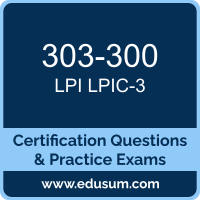 LPIC-3 Dumps, LPIC-3 PDF, 303-300 PDF, LPIC-3 Braindumps, 303-300 Questions PDF, LPI 303-300 VCE, LPI LPIC-3 303 Dumps