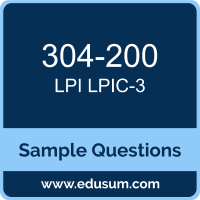 LPIC-3 Dumps, 304-200 Dumps, 304-200 PDF, LPIC-3 VCE, LPI 304-200 VCE, LPI LPIC-3 304 PDF
