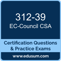 CSA Dumps, CSA PDF, 312-39 PDF, CSA Braindumps, 312-39 Questions PDF, EC-Council 312-39 VCE, EC-Council CSA Dumps