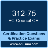 CEI Dumps, CEI PDF, 312-75 PDF, CEI Braindumps, 312-75 Questions PDF, EC-Council 312-75 VCE