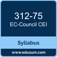CEI PDF, 312-75 Dumps, 312-75 PDF, CEI VCE, 312-75 Questions PDF, EC-Council 312-75 VCE