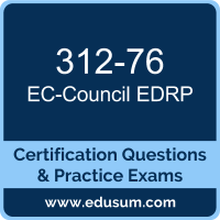 EDRP Dumps, EDRP PDF, 312-76 PDF, EDRP Braindumps, 312-76 Questions PDF, EC-Council 312-76 VCE, EC-Council EDRP v3 Dumps