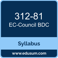 BDC PDF, 312-81 Dumps, 312-81 PDF, BDC VCE, 312-81 Questions PDF, EC-Council 312-81 VCE, EC-Council BDC Dumps, EC-Council BDC PDF