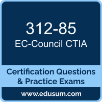 CTIA Dumps, CTIA PDF, 312-85 PDF, CTIA Braindumps, 312-85 Questions PDF, EC-Council 312-85 VCE, EC-Council CTIA Dumps