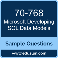 Developing SQL Data Models Dumps, 70-768 Dumps, 70-768 PDF, Developing SQL Data Models VCE, Microsoft 70-768 VCE