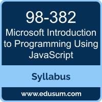 Introduction to Programming Using JavaScript PDF, 98-382 Dumps, 98-382 PDF, Introduction to Programming Using JavaScript VCE, 98-382 Questions PDF, Microsoft 98-382 VCE, Microsoft MTA Introduction to Programming Using JavaScript Dumps, Microsoft MTA Introduction to Programming Using JavaScript PDF