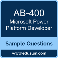 Power Platform Developer Dumps, AB-400 Dumps, AB-400 PDF, Power Platform Developer VCE, Microsoft AB-400 VCE, Microsoft MCA Power Platform Developer PDF