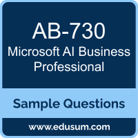 AI Business Professional Dumps, AB-730 Dumps, AB-730 PDF, AI Business Professional VCE, Microsoft AB-730 VCE, Microsoft AI Business Professional PDF