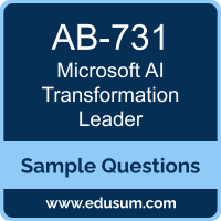 AI Transformation Leader Dumps, AB-731 Dumps, AB-731 PDF, AI Transformation Leader VCE, Microsoft AB-731 VCE, Microsoft AI Transformation Leader PDF