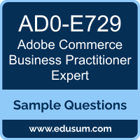 Commerce Business Practitioner Expert Dumps, AD0-E729 Dumps, AD0-E729 PDF, Commerce Business Practitioner Expert VCE, Adobe AD0-E729 VCE, Adobe Commerce Business Practitioner Expert PDF